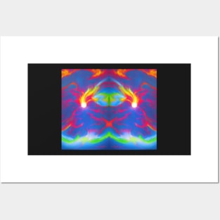 Multicolored Solar Flares 2 Posters and Art